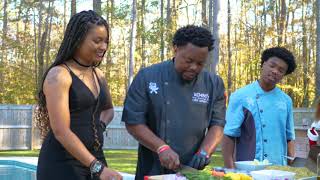 The Miracle of Poolside Cooking Episode with Clarence Khalil Neely and Natasha Coker