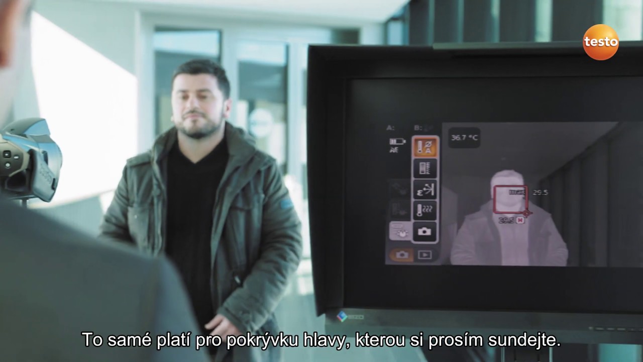 Rychlé a přesné odhalení horečky s pomocí termokamer testo 885 a testo 890