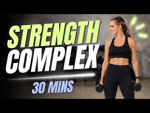 11: 🔥 Dumbbell Strength Complex Workout | Full Body Strength + Cardio | BodyFit By Amy | 30 Min