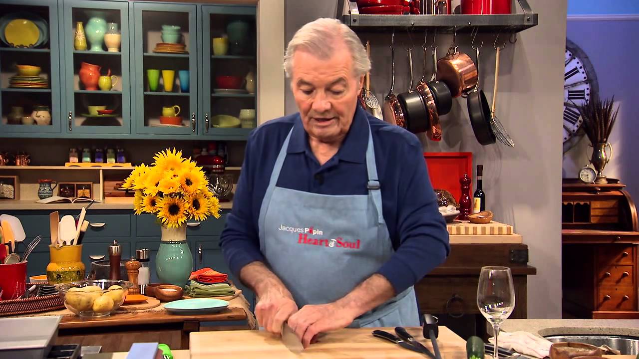 Jacques Pépin Techniques Proper Knife Skills for Cutting, Chopping and