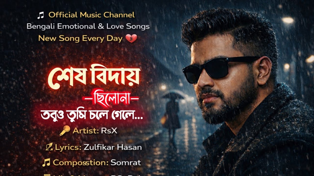 SEO Friendly | শেস বিদায় ছিলোনা | Emotional Bengali Song | Sad Love Song 2026 |