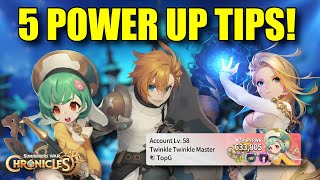 5 USEFUL TIPS TO INCREASE POWER - Summoners War Chronicles #Sumcles screenshot 3