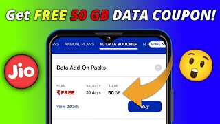 JIO FREE DATA | Get Daily Free INTERNET 50 GB Data || Redeem Now || Jio Offer Tips  2022 | screenshot 2