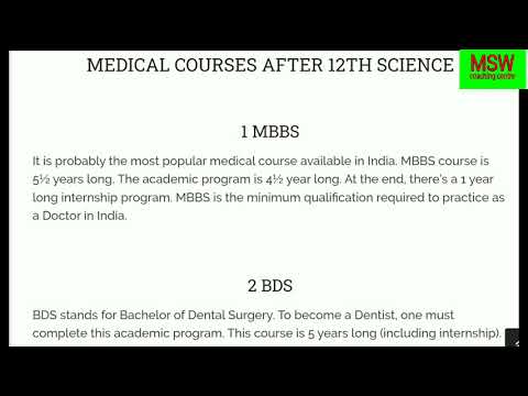 all-medical-courses-after-12th-class-|-list-of-all-medical-courses-|-career-in-medical-stream-2020