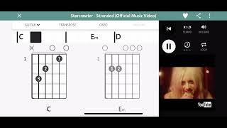 Stranded by Starcrawler (easy guitar chords)