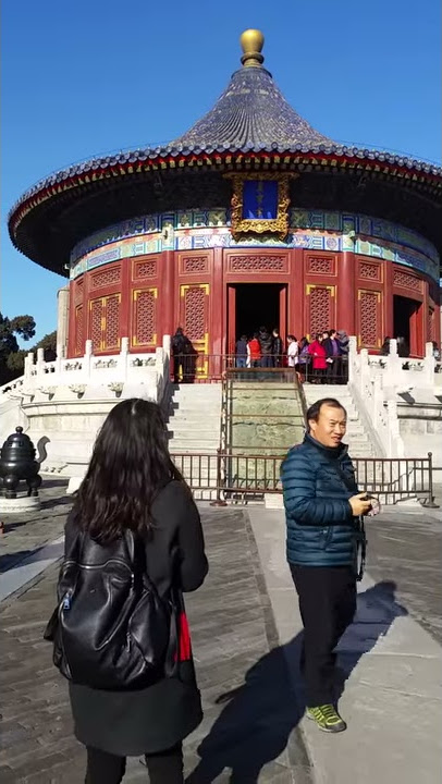 Muslim Backpacker in Heaven Temple Beijing
