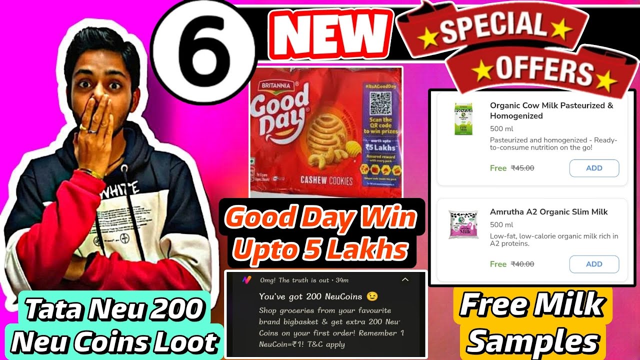 Today's 6 New Loot 🤩 Good day Win Upto 5 Lakhs Netmed Free