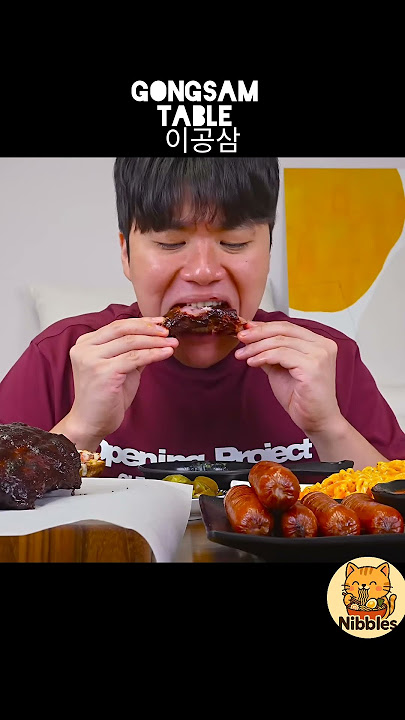 ASMR MUKBANG FIRE NOODLES , HOT DOG, PORK RIBS, SAUSAGE 직접 만든 대왕 소세지 까르보 불닭볶음면 핫도그 등갈비 먹방 & 레시피