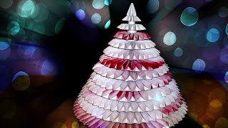 Креативная Идея Для Новогодней Поделки Из Бумаги. Оригами Елка Своими Руками