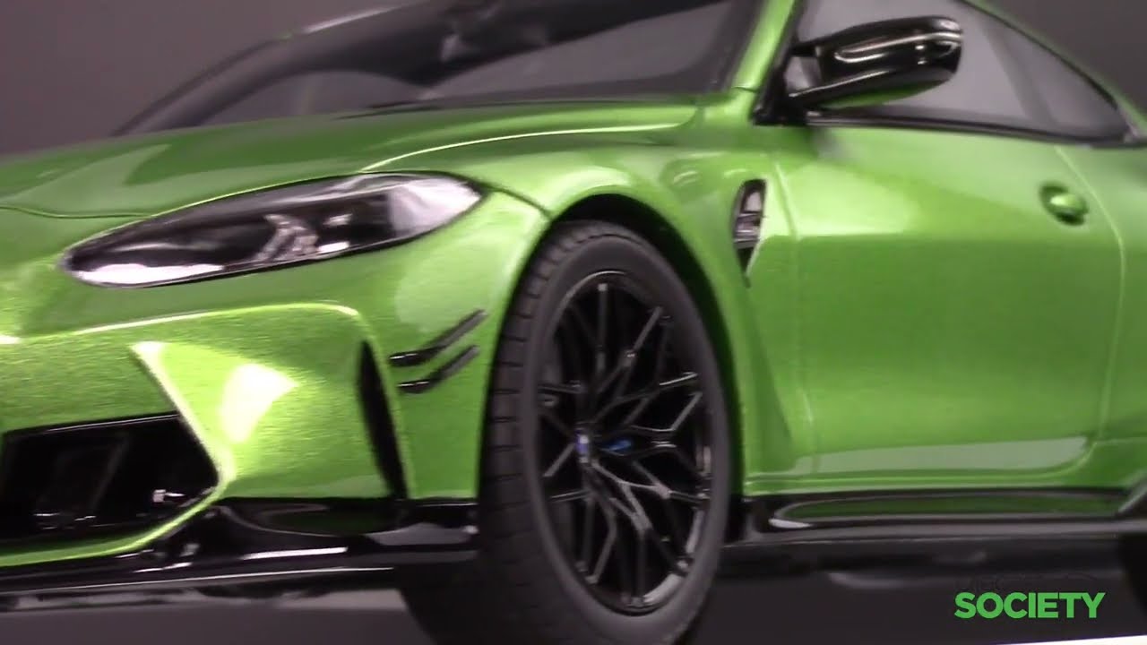 Voiture Miniature BMW M4 (G82) Competition M Performance Java Green 1/18 -  GT367 GT SPIRIT