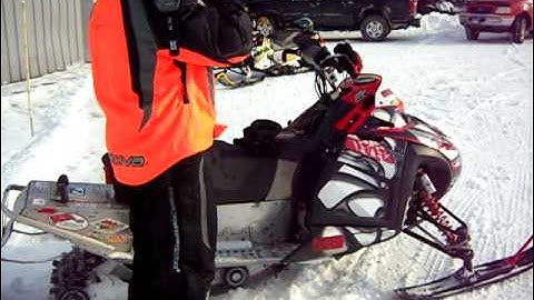 jaws can Polaris 600 IQ racer mounting/sound video