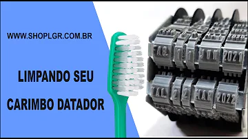 Como limpar almofada de carimbo automático?