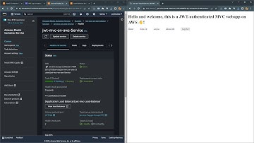 JWT auth MVC/GoFiber on AWS-ECS-Fargate w load balancer + AWS-RDS-Postgres