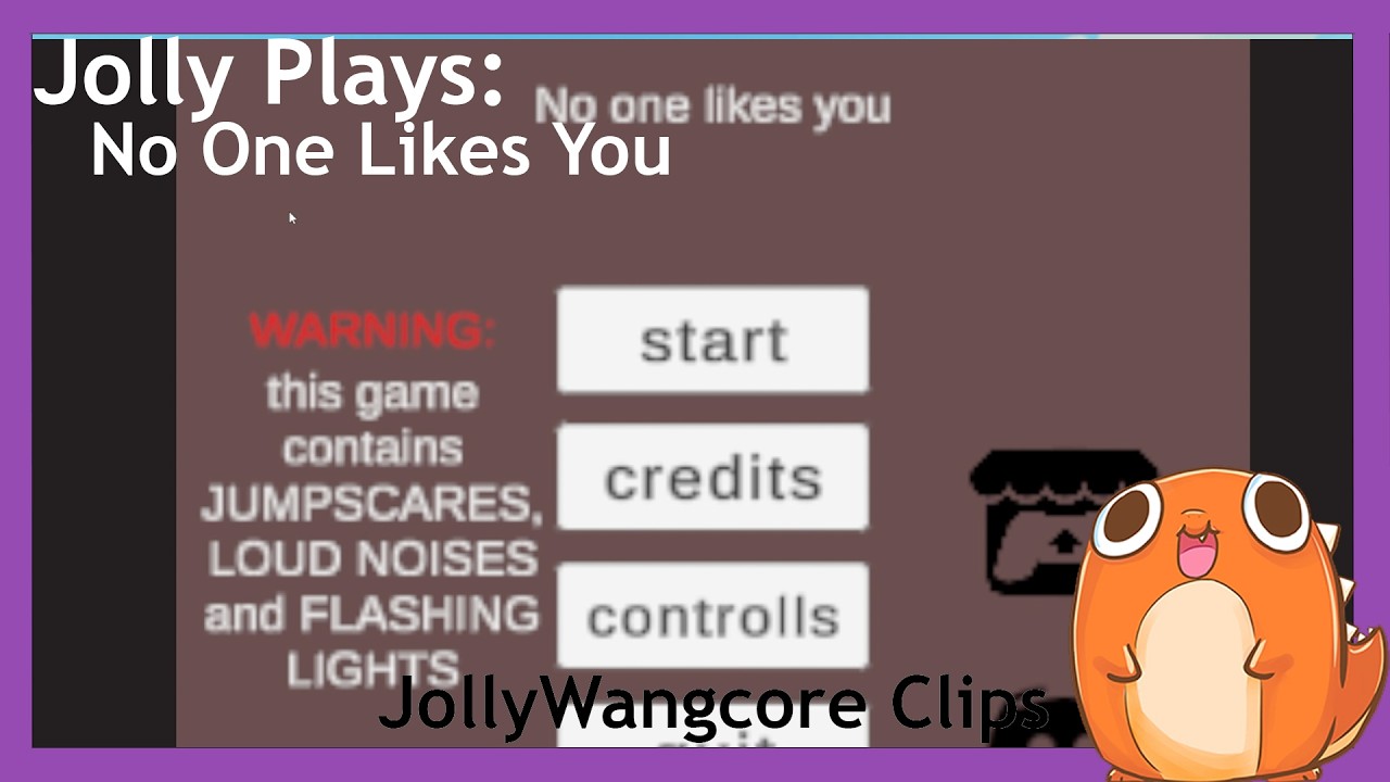 Jolly Plays:  No One Likes You | Indie Horror