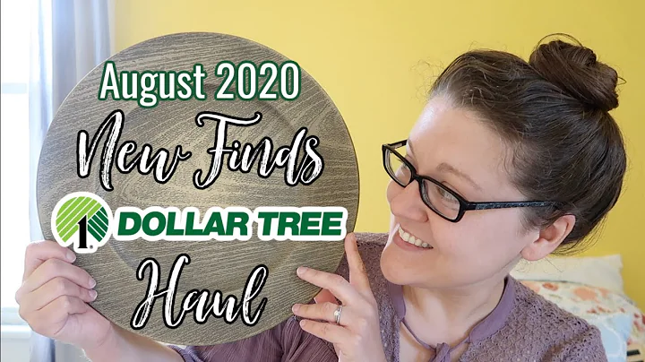 DOLLAR TREE HAUL | FAUX WOOD CHARGER PLATES | NEW FINDS AUGUST 2020!!!