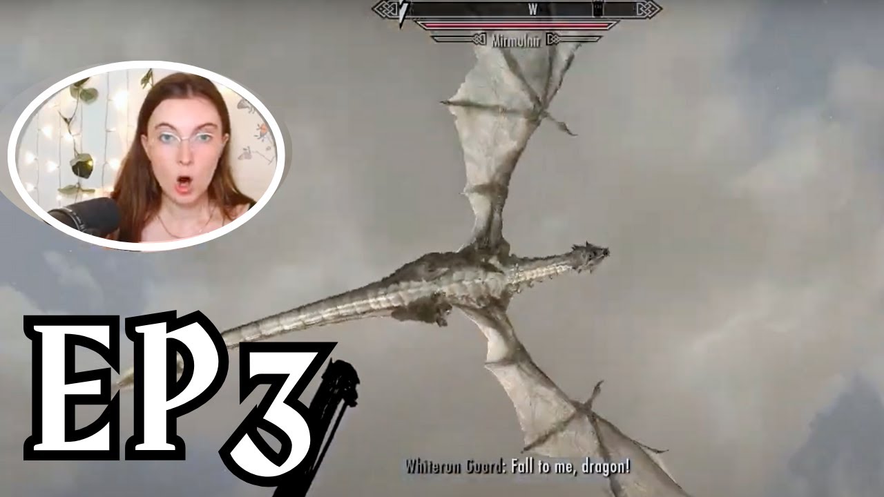 Playing SKYRIM for the first time! ep 3 🐉 let's play Elder Scrolls V ...