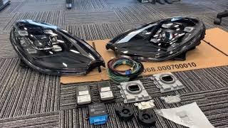 Porsche Macan halogen to PDLS LED head light retrofit/conversion