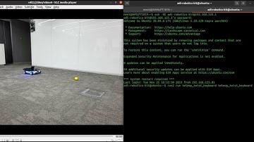 Teleoperation using teleop twist keyboard