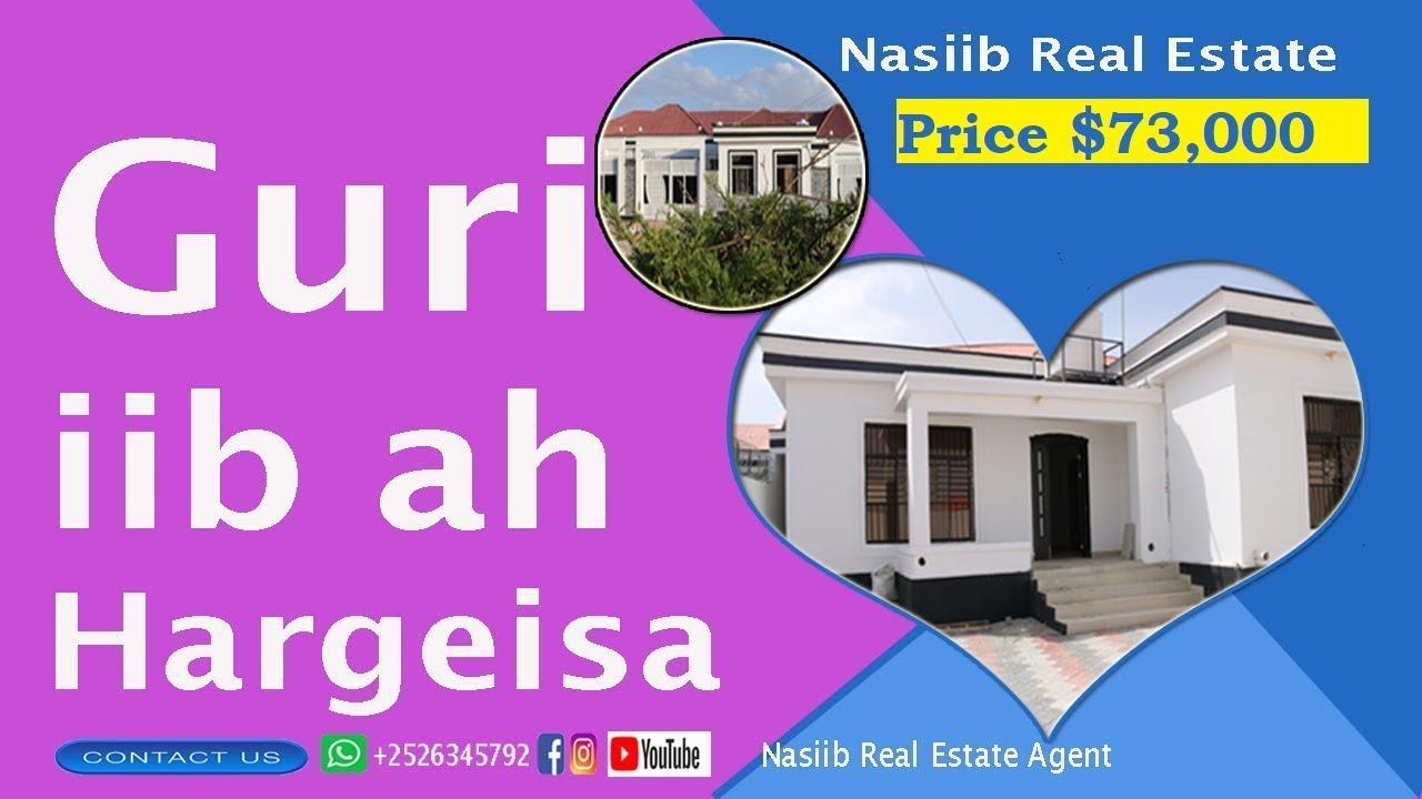 Guri iib ah Hargeisa Price 73,000 House for Sales in Hargeisa