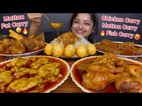 SPICY MUTTON FAT CURRY MUTTON CURRY EGG CURRY CHICKEN CHICKEN SPICY FISH CURRY WITH JEERA RICE 