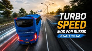 TURBO SPEED MOD For BUSSID V4.5.2 🔥 | Bus Reaches Top Speed FAST! | Bus Simulator Indonesia screenshot 1
