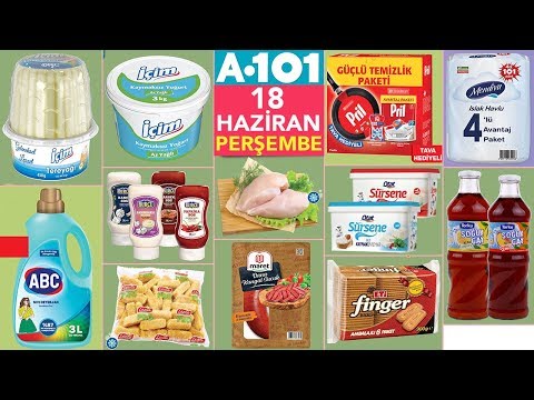 A101'de Bu PERŞEMBE || GIDA ve TEMİZLİK Ürünleri [18 Haziran]