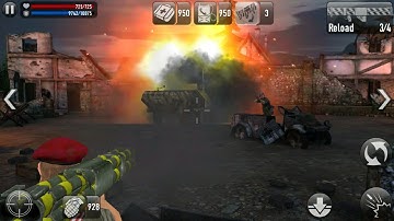 Frontline Commando: D-Day Gameplay | Map : - Gold | Mission : - 10 ( Gold : D-Day 2230Z )