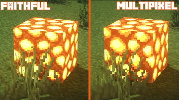 Faithful vs Multipixel | Texture Comparison