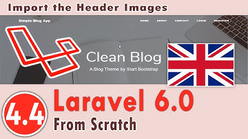 4.04 - Laravel 6.0 Course - Create Front End | Import the Header Images