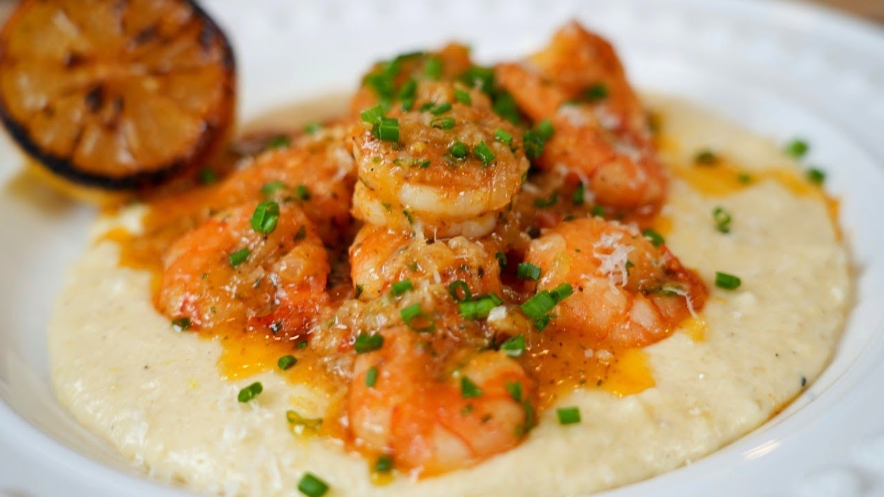 LEMON GARLIC SHRIMP & GRITS by Mr. Make It Happen