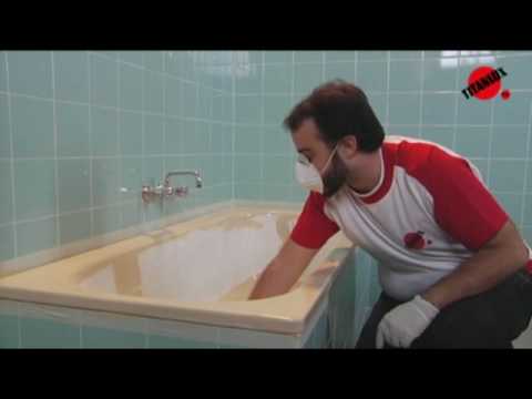 Cómo esmaltar la bañera