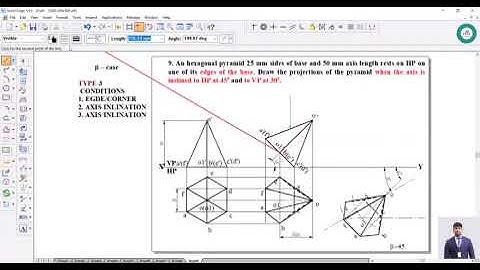 Engineering Graphics/Solids/Pyramids /Type-3/beta/Video-9