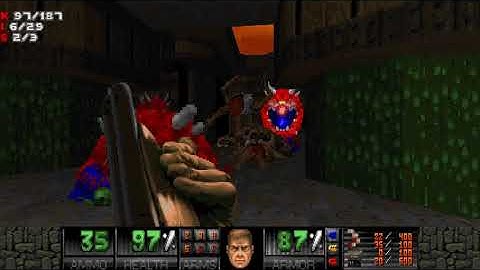 Doom 2: Alien Vendetta -- MAP06 - Hillside Siege [UVMax, No Saves, Pistol Start]