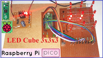 Raspberry Pi Pico - LED Cube 3x3x3