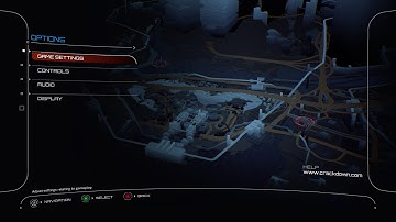 Crackdown 3 - Options: Game Settings, Audio & Display Information Gameplay Xbox One X (2019)