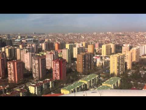 Landing in Istanbul from El Cairo