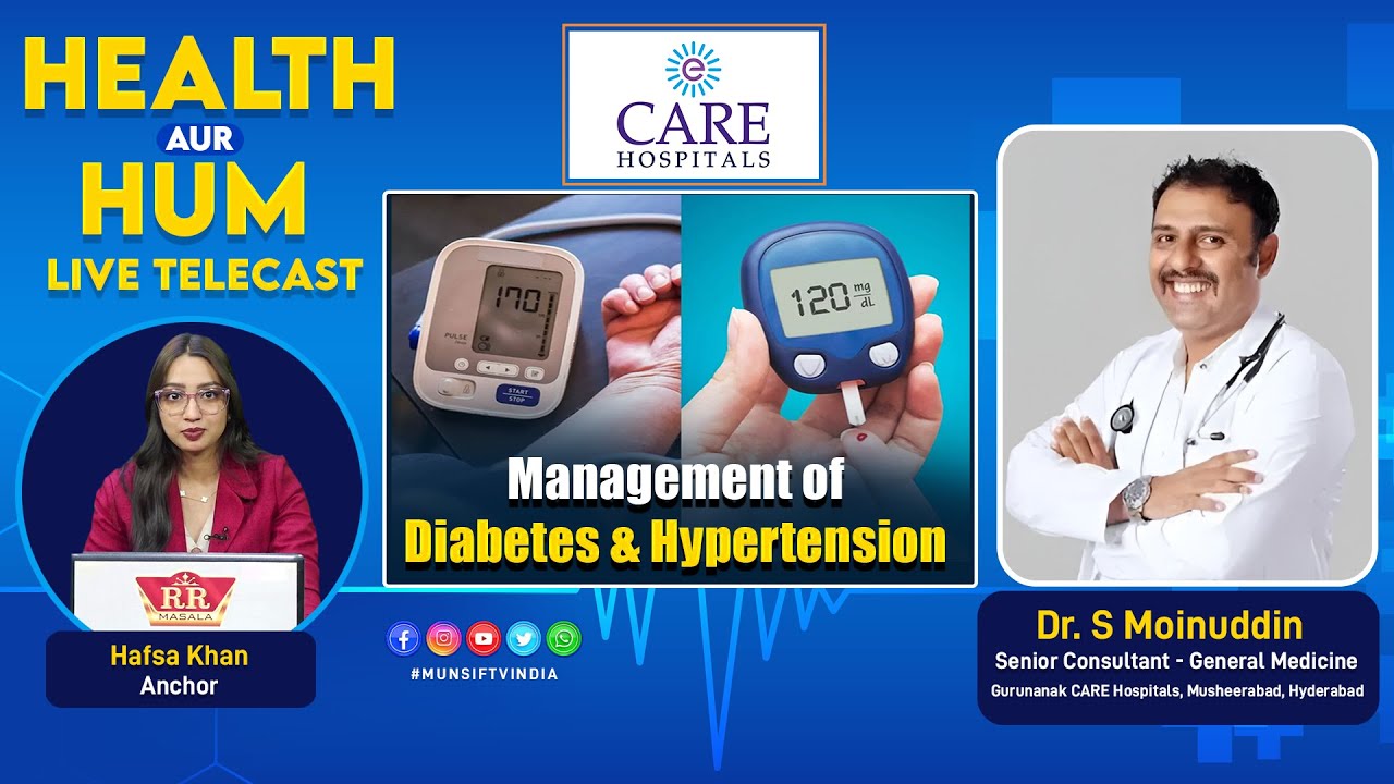 D R Mynuddin Management of Diabetes & Hypertension: Dr. S Moinuddin, Sr. Consultant ...