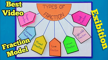 #maths working model #fraction model#maths Exibition model #maths project #mathes model #maths TLM 👍