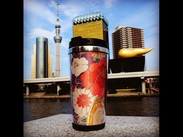 浅草たつみや」 着物タンブラー Tatsumiya's original handmade