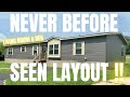 Brand NEW never before seen layout in this mobile home! Double Wide Home Tour