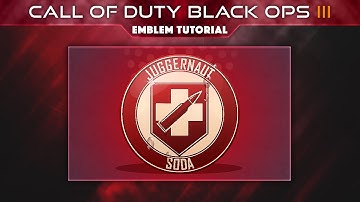 Emblem#1 Black Ops 3 - Juggernog Perk-a-Cola Emblem Tutorial by Sherbertmelon