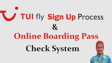 Tuifly Online boarding pass check in system & Signup full process tuifly accout ||