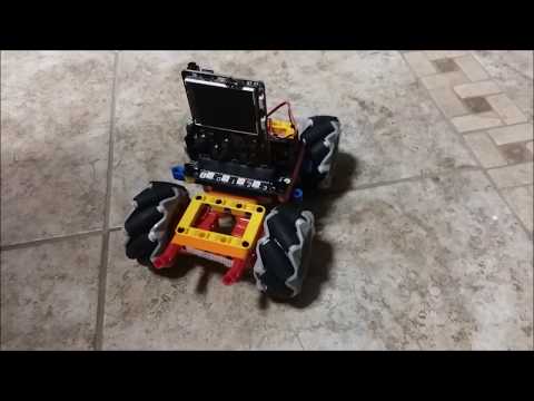 Spin and Drive Mecanum 4DC motor with Arcade and Meowbit