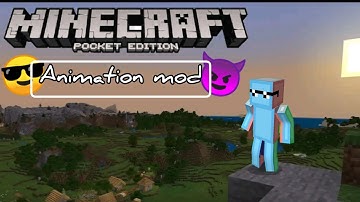 Minecraft PE 1.19 Animation mod // new player animation mod // MCPE addon in hindi