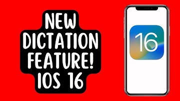 NEW DICTATION FEATURE! iPhone iOS 16