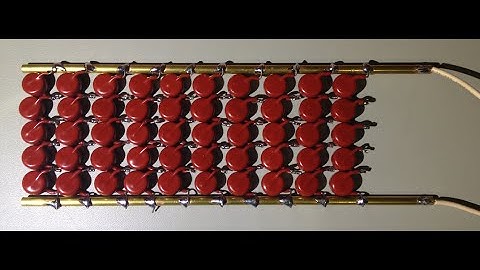 SG Tesla Coil Part 2 (Capacitor Array)