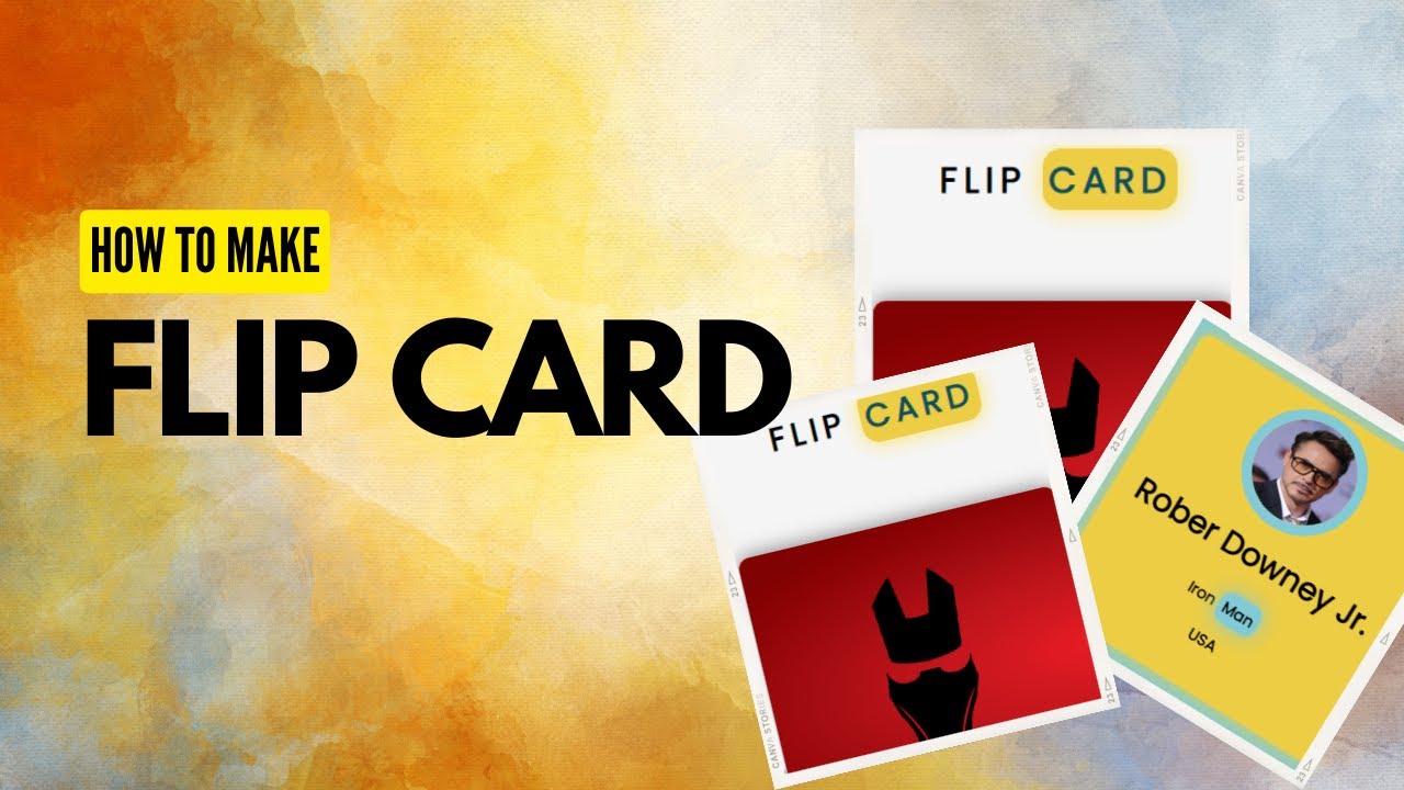 How to Make a Flip Card With HTML and CSS - YouTube