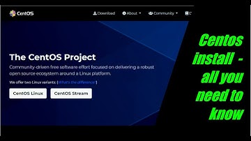 centos install
