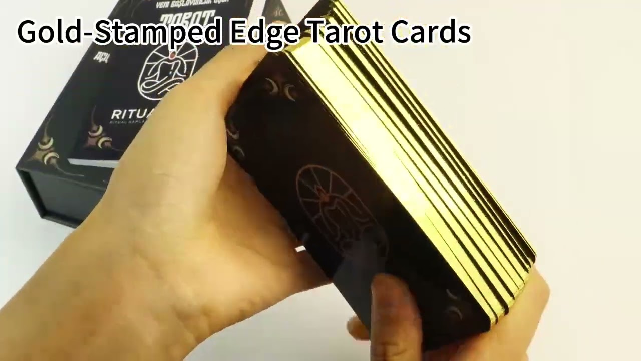 Custom High Quality Tarot Cards With  Booklet Magnetic Box
