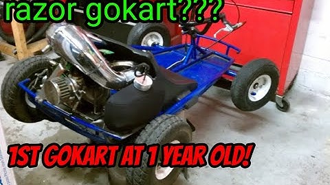 Restoring and Modding my sons Razor GoKart 10 years later!